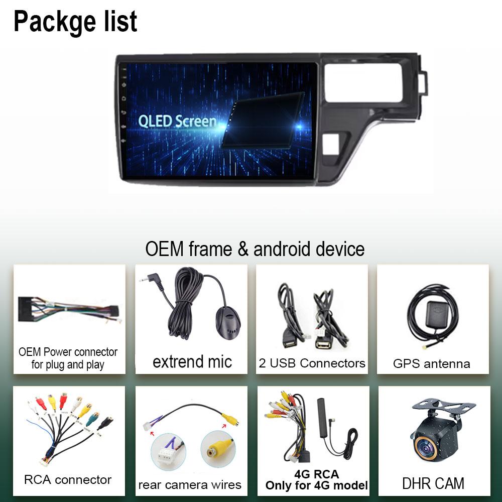 For Honda Stepwgn 5 2015 - 2021 Android 13 Multimedia Stereo Radio QLED Player Navigation Carplay HDR Wifi 5G NO 2DIN dvd HDR