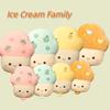 Cute Ice Cream Throw Pillow Plush Doll Soft And Colorful Design Perfect For All Ages