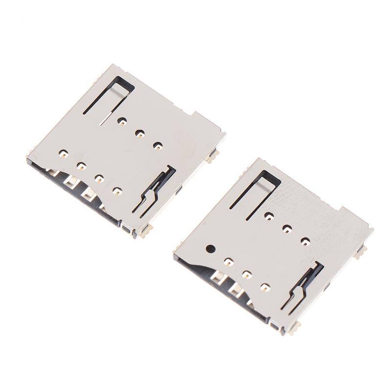 2 Stück Sim Selbstelastischer Kartenhalter 6+1/8+1 MUP-C792 Micro-SIM-Karten-Steckplatz-Patch Selbstschneidend 6 +1 P SIM-Kartensteckplatz-Buchse