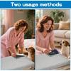 Dog Bed Cover 100% Waterproof Replacement Pet Bed Cover for Dogs Bedding Washable Grey, (Medium)