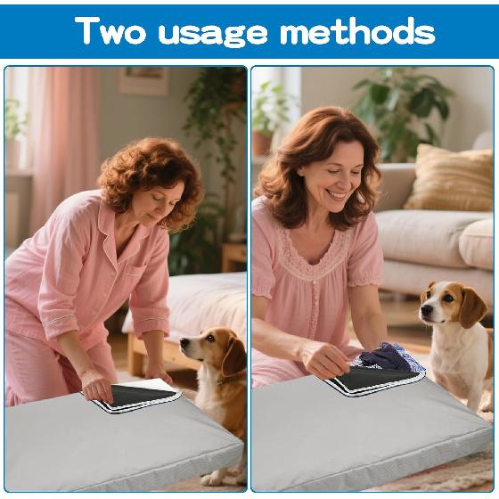 Dog Bed Cover 100% Waterproof Replacement Pet Bed Cover for Dogs Bedding Washable Grey, (Medium)