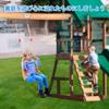 Taeku Kids Swing, Plastic Swing Seat with Rope, Adjustable Tree Swing Set Accessories for Outdoor Indoor Playground (Blue)