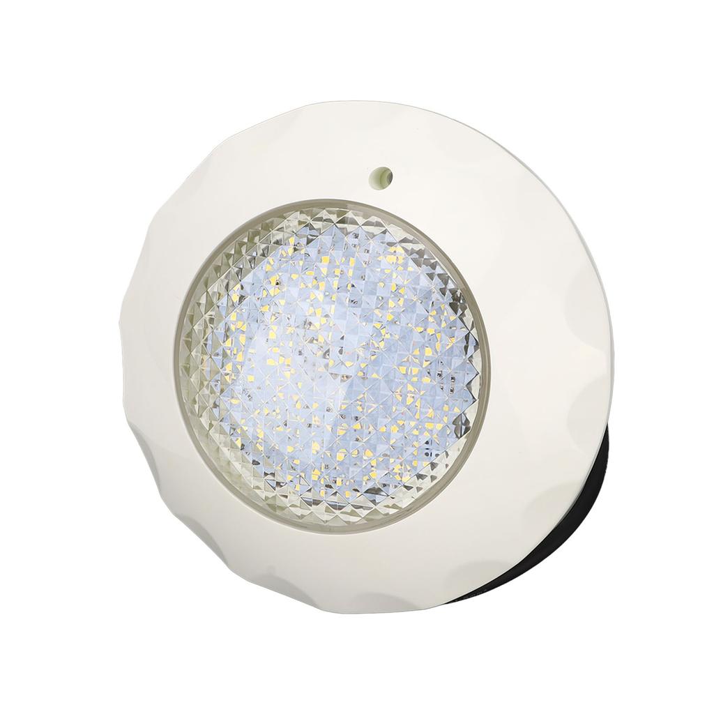 LED Pool Light IP68 Waterproof Underwater Pool Lamp with Wall Mounting Plate AC 12V 15W