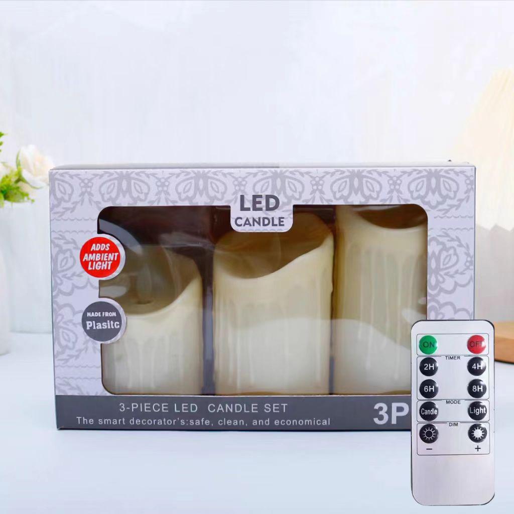 LED Wavy Mouth Face Swinging Candle Light for Wedding, Birthday, Christmas, Concerts
