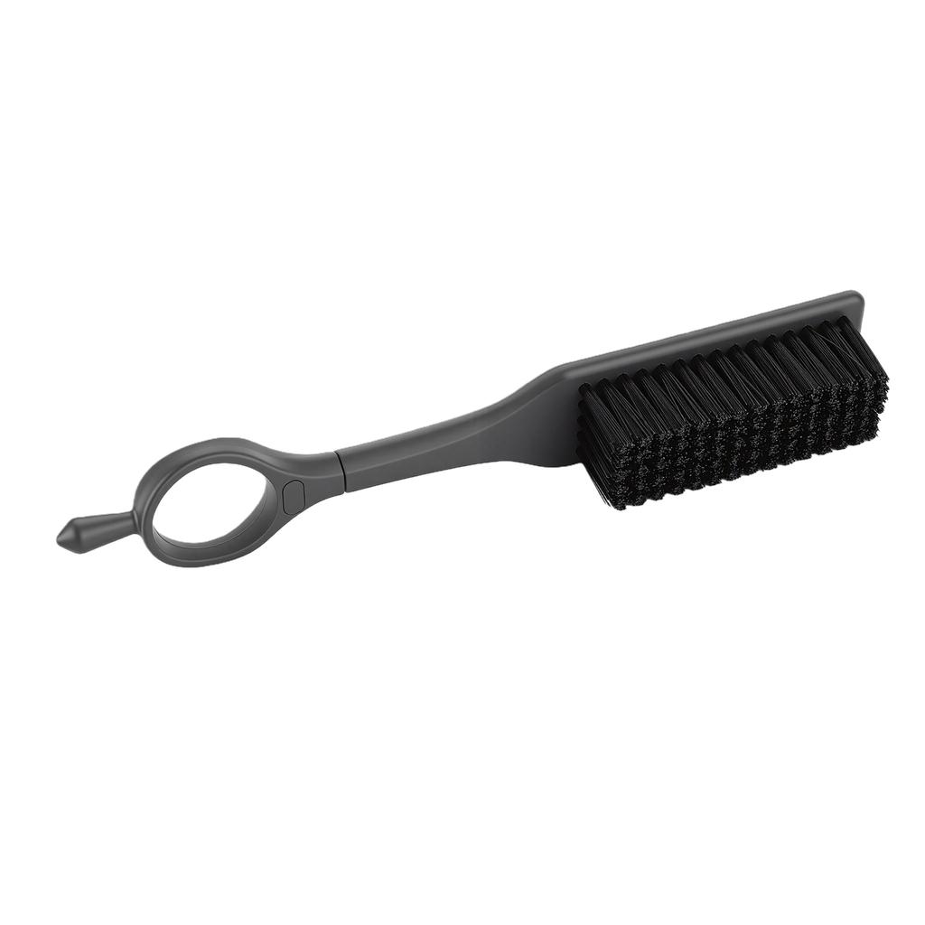 Barber Cleaning Clipper Brush Soft Portable Beard Styling Brush with Finger Ring for Stylists