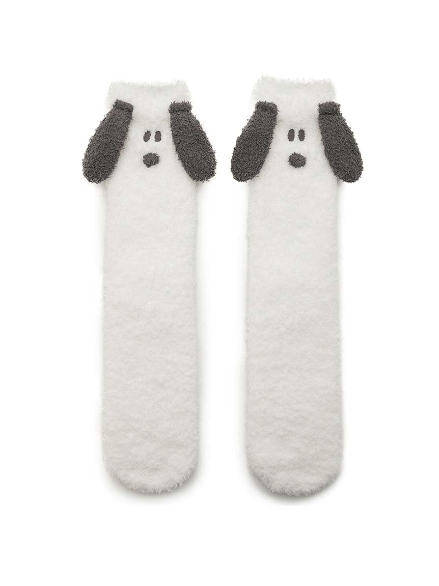 

PEANUTS HOMME SNOOPY Socks PMGS251520 OWHT [Gelato Pique] Men s