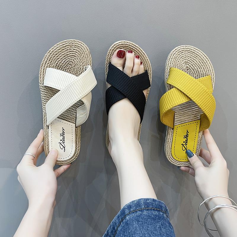 Women Casual Sandals Summer Beach Flats Outdoor Shoes