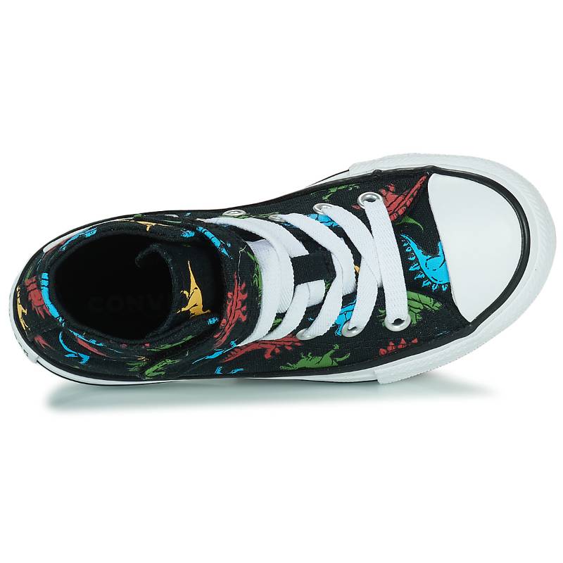 Converse Chuck Taylor All Star Shock Absorbing Durable High Top Canvas Shoes Kids Sneakers Black Green A01666C