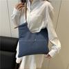 Crossbody Bag Vintage Handbag Shoulder Bag Simple Tote Bag Portable Denim Canvas Bag  Travel