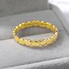 Cute Simple Heart Rings for Women Men Stainless Steel Gold Color Love Finger Rings Couple Wedding Jewelry Christmas 2026 Gift