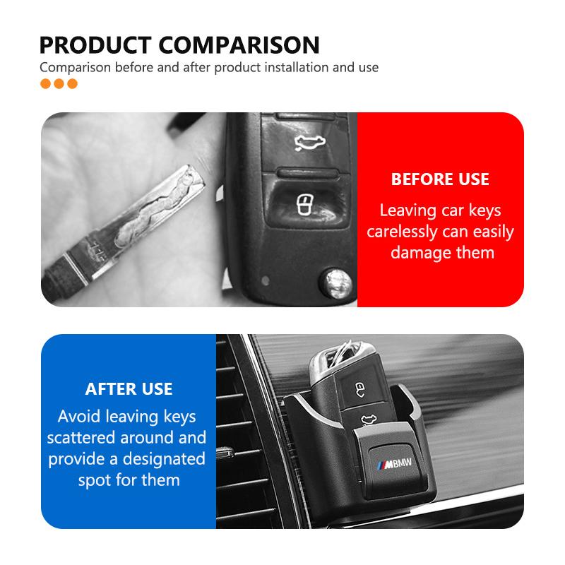 Car Air Outlet Debris Bag Key Dashboard Tidy Hanging Organizer Box For BMW M 1 3 4 5 6 7 Series X1 X3 X4 X5 G20 G38 F48 E36 E39 yshk28