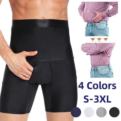 Männer Body Shaper Bauch-steuer Shorts Hohe Taille Abnehmen Unterwäsche Nahtlose Bauch Gürtel Boxer Briefs Gewichtsverlust Kurze Hosen