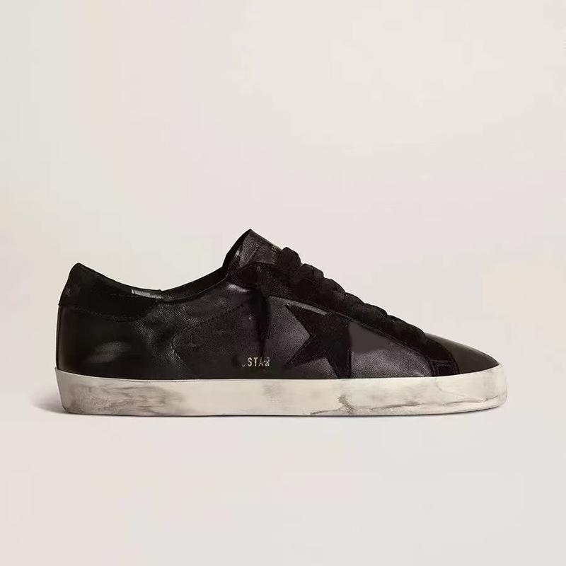 Leather Small Dirty Shoes Men's and Women's Star Shoes Dirty Shoes Casual Versatile Fashion Board Shoes White Shoes