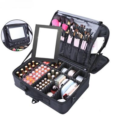 High Quality Professional Makeup Case Female Beauty Nail Box Cosmetic Case Travel Big Capacity Storage Bag Suitcases For Makeup