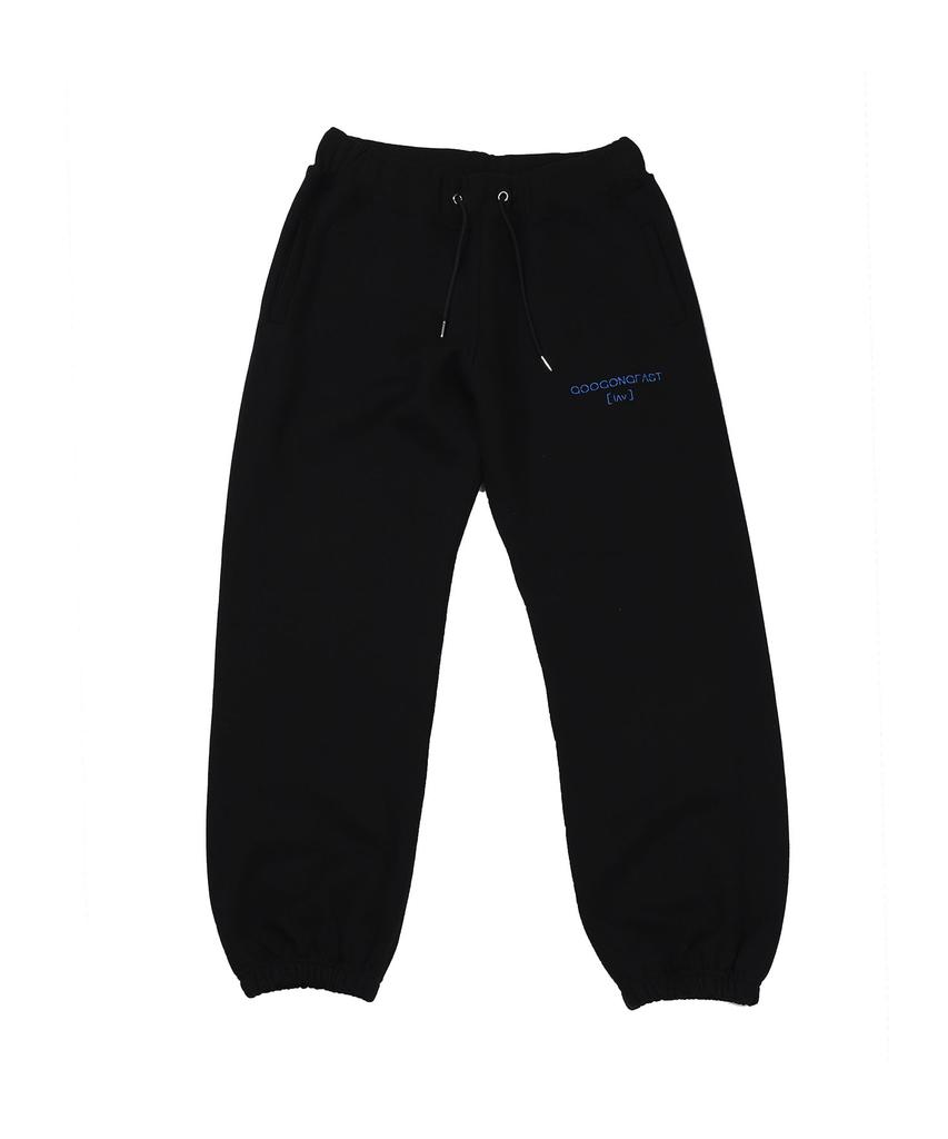GOOGONGFAST Logo Embroidered Sweatpants (Black)