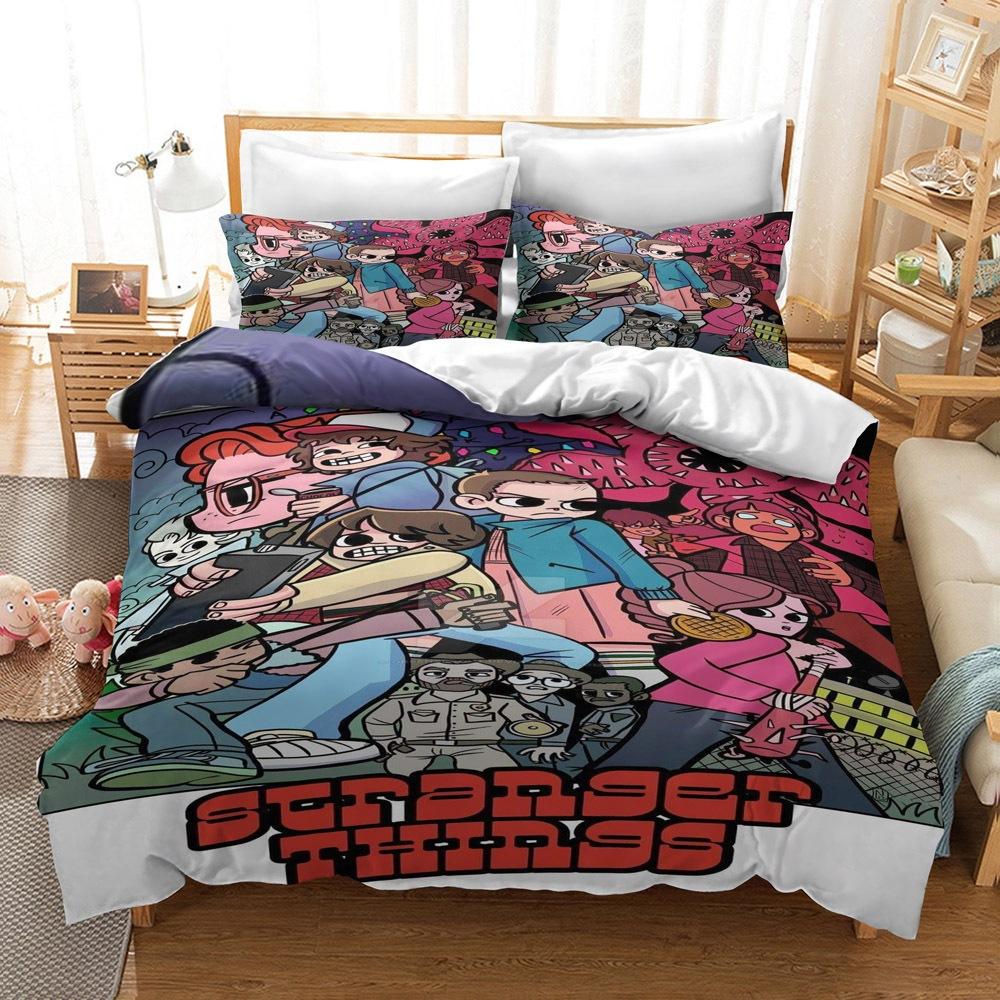 Kit de literie Série Stranger Things Taille Ensemble trois pièces