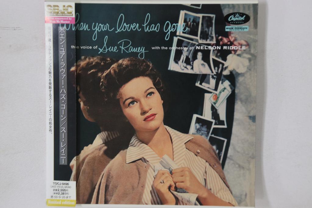 CD SUE RANEY - When Your Lover Has Gone (Paper Sle TOCJ9496 CAPITOL 2003 Japan Obi Jazz Used