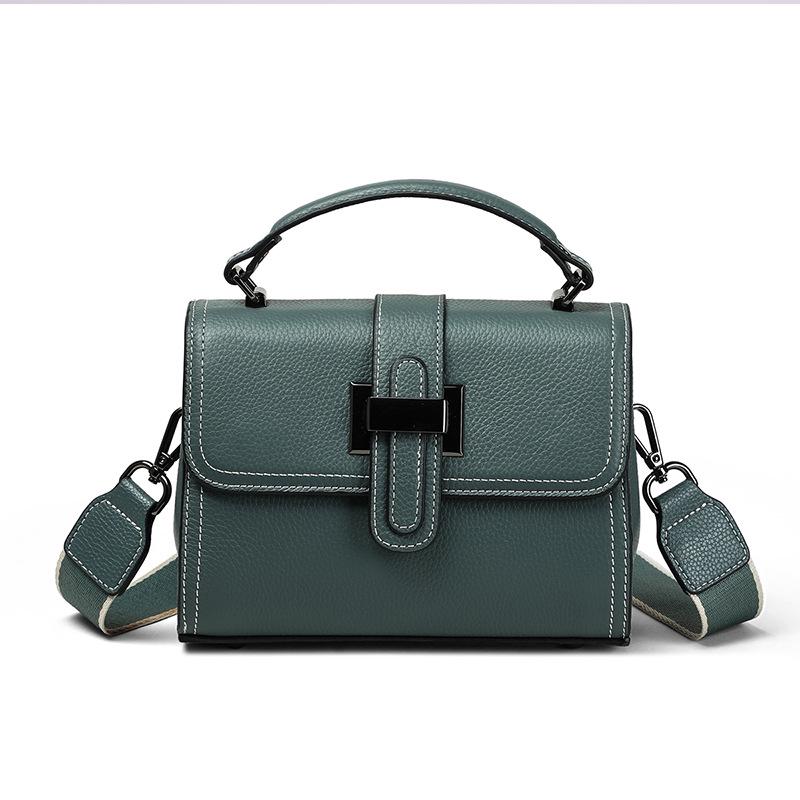 2026 Trendy Women's Genuine Leather Crossbody Bag - Versatile Autumn Handheld Shoulder Square Bag