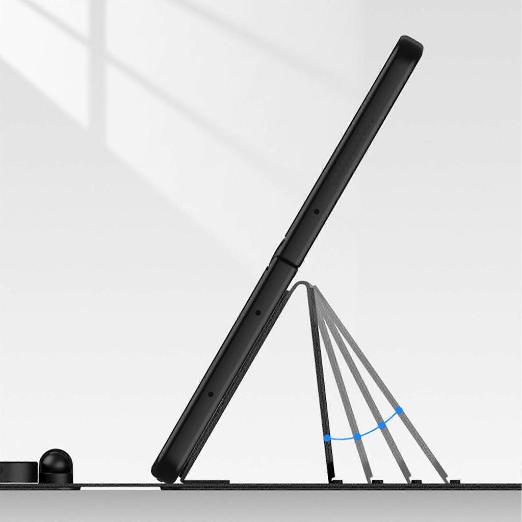 Leather Fold Stand Keyboard For Samsung Galaxy Z Fold 2 3 4 Bluetooth Wireless Keyboard With Stand and Pen Slot Case Cover