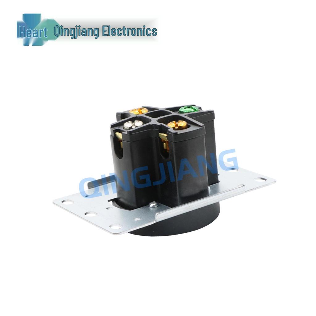 High Power Embedded NEMA14-50 US Standard Industrial Socket with Leakage Protection