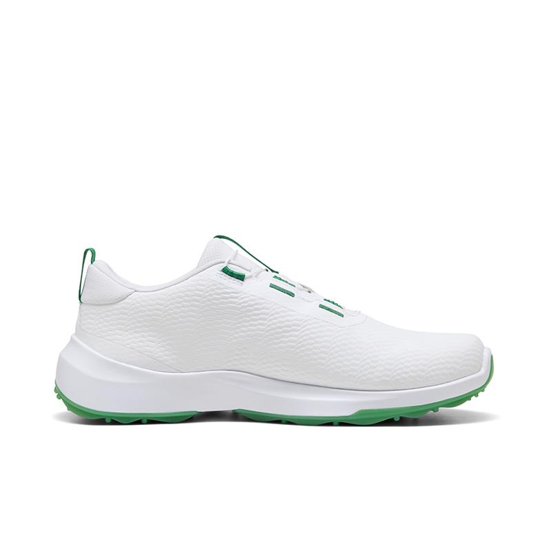 Puma Innovate Sports Disc Versatile Comfortable Golf Shoes Unisex sneaker White Green 313219-01