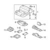 Reading light switch For Honda Base 34404-T2A-A21