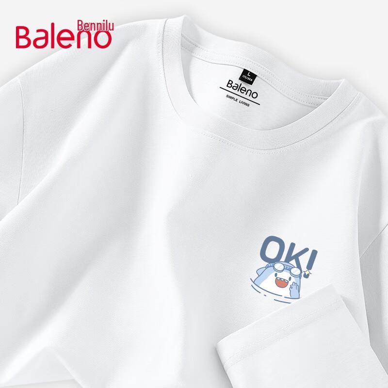 Baleno Men s Cotton Long Sleeve T-Shirt with JPBKO Shark Graphic XL