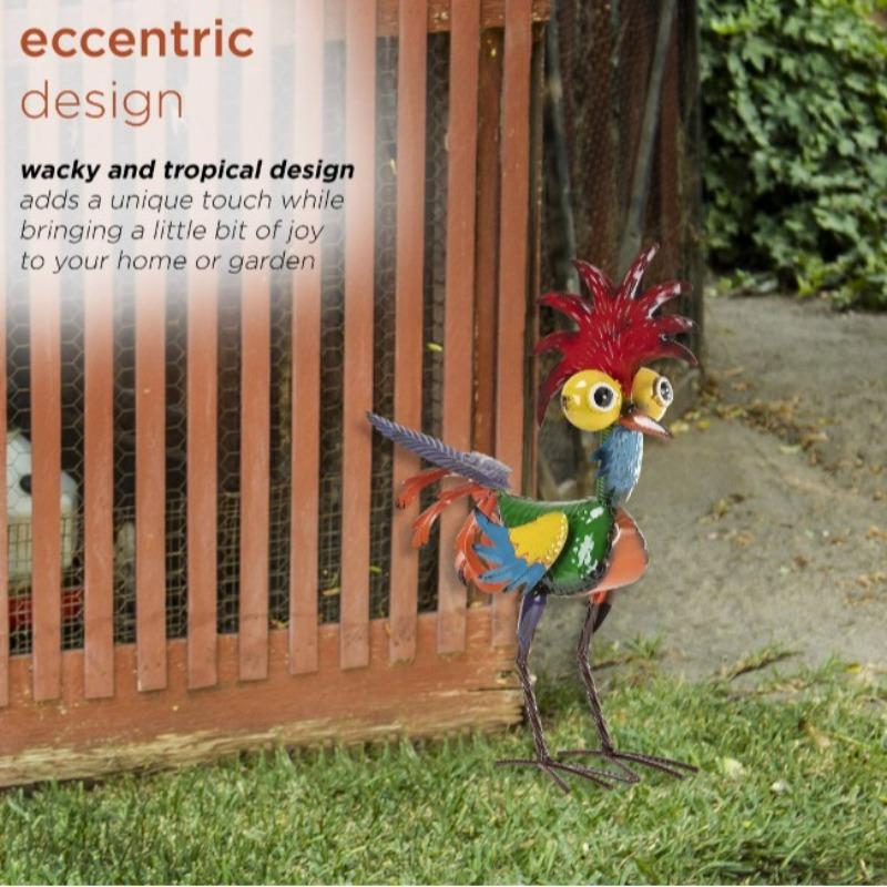 Thanksgiving Metal Rooster Statue - New Arrival Garden Rooster Sculpture for Outdoor Patio Decor, Animal Themed Ornament