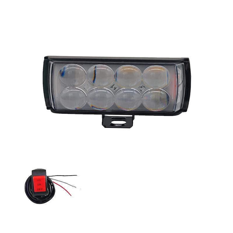 Motorcycle LED Spotlight Hi/Low Beam Work Fog Lamps for Off-Road Car Trucks SUV ATV 4X4 12V 24V Lens Headlight Driving Lights