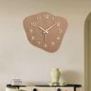 Wall Clock Minimalist Design Creative Home Decoration Silent Irregular Clock for Home Cafe Farmhouse Kitchen Bedroom Living Room