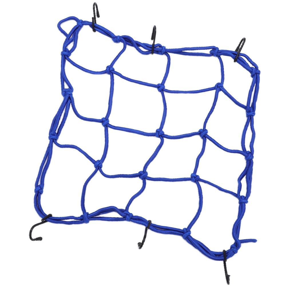 Cargo Net Nylon Tough Elastic Luggage Net with Hooks for Road Mountain Bicycles Motorcycles