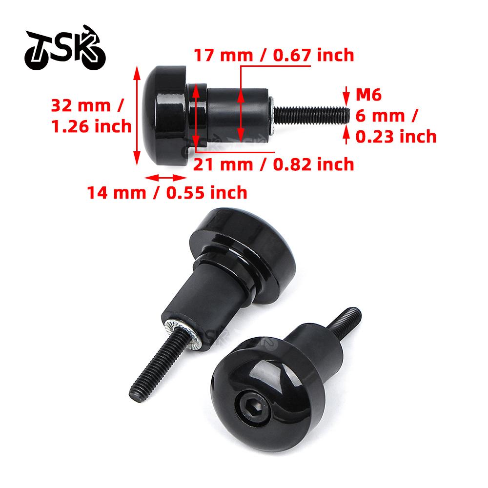 For YAMAHA YZF - R1 / R6 Hand Grip Handle Bar End Cap Slider Cover Handlebar Weight of Iron Products 207g
