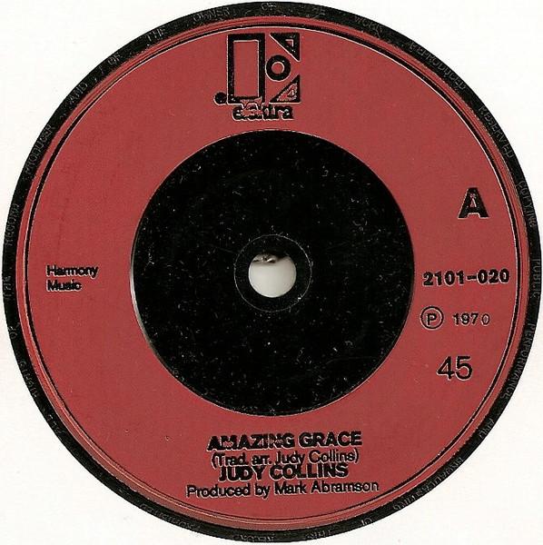 

7inch Record JUDY COLLINS - Amazing Grace 2101020 Elektra 1970 UK Pop Used