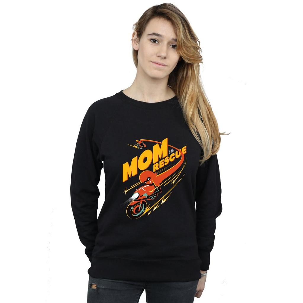 Disney Womens/Ladies The Incredibles Mom To The Rescue Sweatshirt