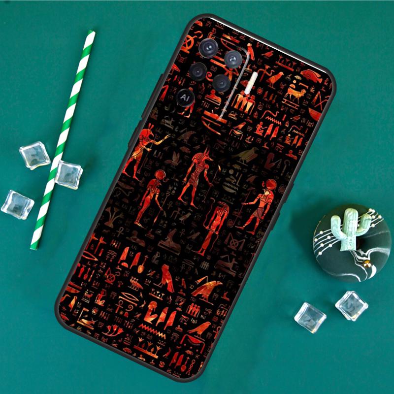 Egypt Egyptian Pharaoh Case For Oppo A17 A15 A40 A60 A80 A16 A76 A96 A18 A38 A58 A78 A98 A91 A57 A74 A94 A54S Cover