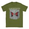 Paramore Band Cotton TShirt For Couple Summer  Street Style TShirts Crewneck Fashion Tees Oversized Print Tops