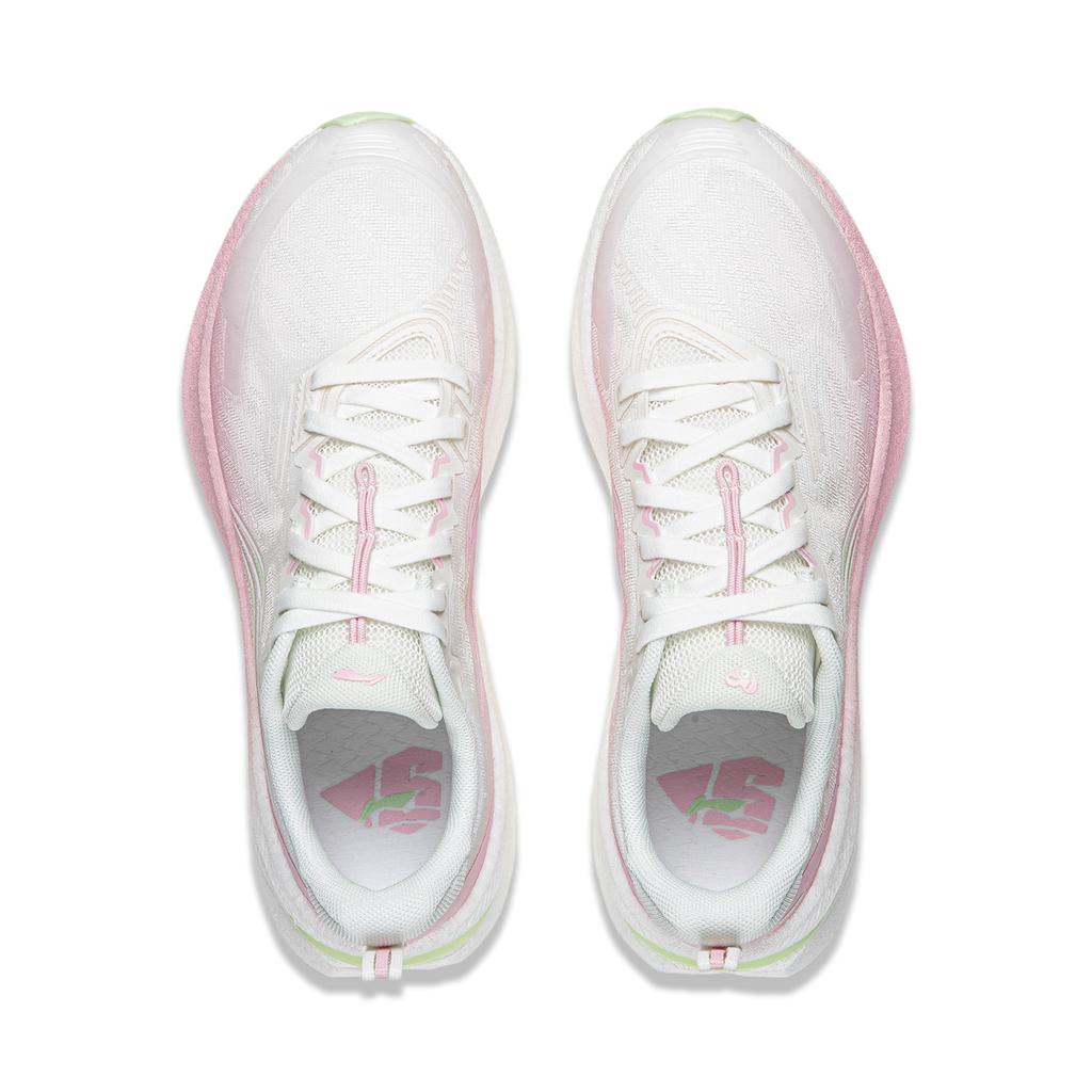 Li Ning Wu Shi 5S 6.0 Valentines Day Limited Edition Peach Blossom Training Shoes Women Sneakers White Pink ARSW034-9