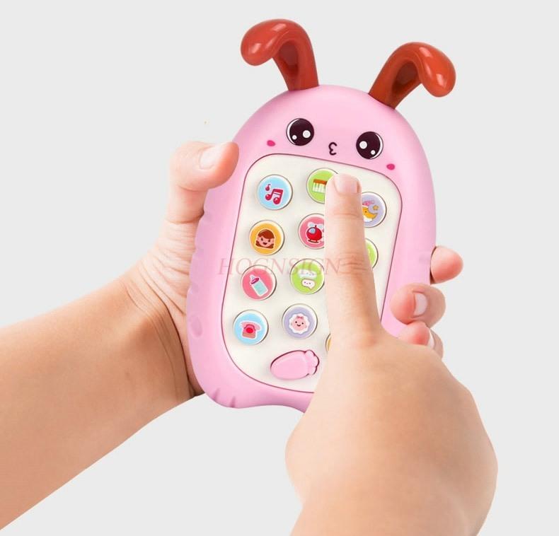 Baby And Children'S Toy Mobile Phone Simulation Phone Male Baby Music Puzzle Early Education 1 Year Old 2 Little Girls