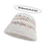 Warm Fluffy Earmuffs Thickened Pullover Cap Fashion Knitted Beanie Hat  Women