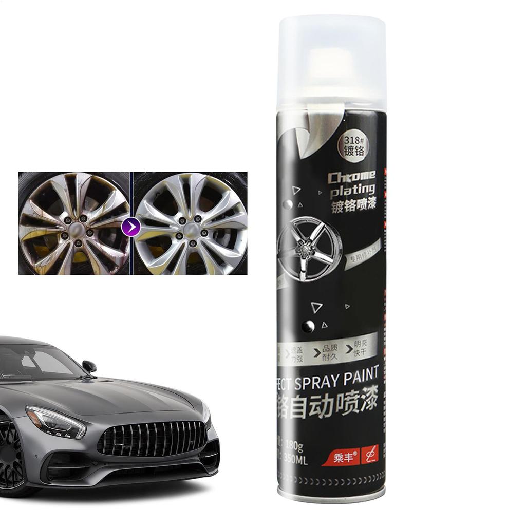 Auto Chrom Plating Spray Metall Plating Spray Glänzende Finish Farbe Mehrzweck Schnell und Einfach Schnell Trocknend Fix für Zuhause
