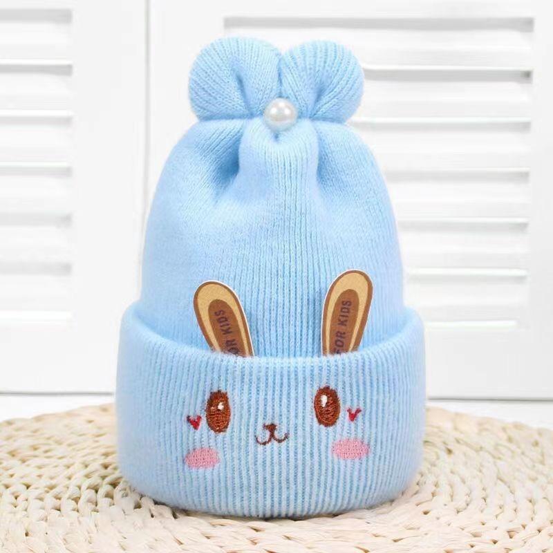 Newborn Baby Hat Baby Hat 0-6 Months Boy and Girl Baby Hat Warm Double Layer Children's Hat