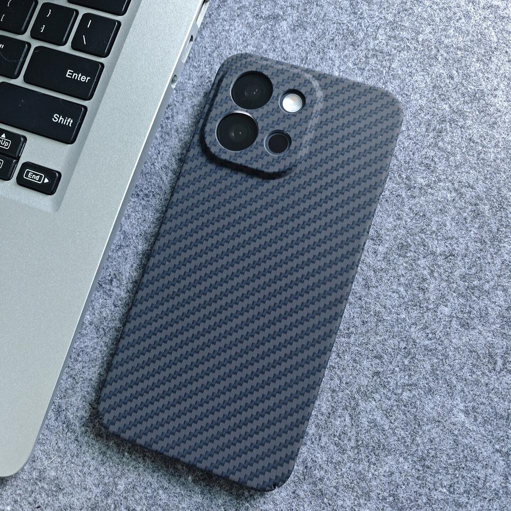 For OnePlus 13S 13T Case Matte Hard Carbon Fiber Texture Pattern Light And Thin Cover For One Plus 13 T Fashion Shell Bumper