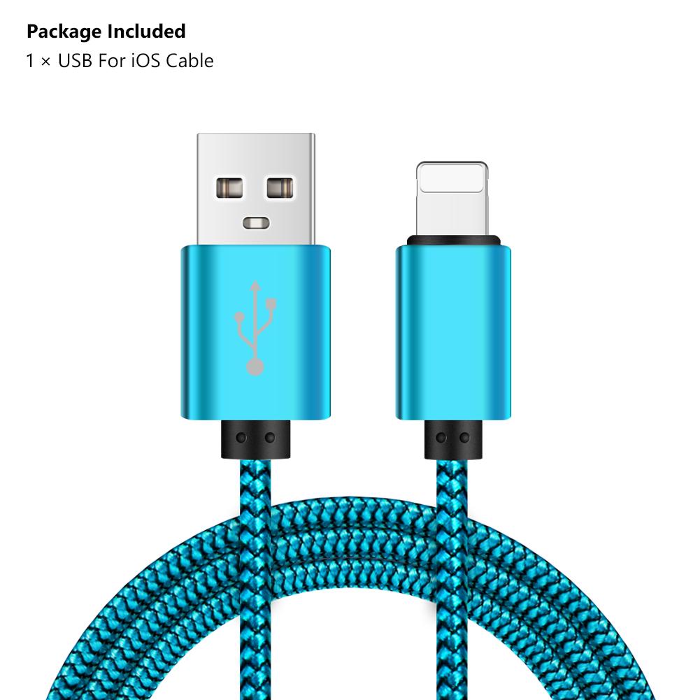 Buy 3.39.8ft USB Charger Data Sync Cord Nylon Lightning Cable For