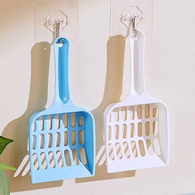 Cat Litter Scoop Plastic Cats Litter Shovel Hangingable Litter Scoop for Cats Toilet Cleaning Tools Cat Sand Scoops Pet Supplies