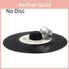 Durable Black 7-inch Vinyl Record Adapter For Smooth 45 Rpm Playback