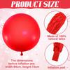 Karenhi 4 Pcs 72 Inch Giant Balloons Big Round Latex Jumbo Balloons Heavy Duty Inflatable Ball for Birthday Bridal Shower Party Decorations, Inflate