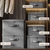 Clothes storage box with zipper Large Capacity Folding Clothes Quilts Organizer Bag Wardrobe Organizer Underwear Storage Box