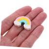 SEWACC Rainbow Mini Size inch x Soft Gentle on Perfect for and Home Colorful and Fun Stationery Gift Erasers, 50-Pack, (1 0.7 inch), Material, Paper,