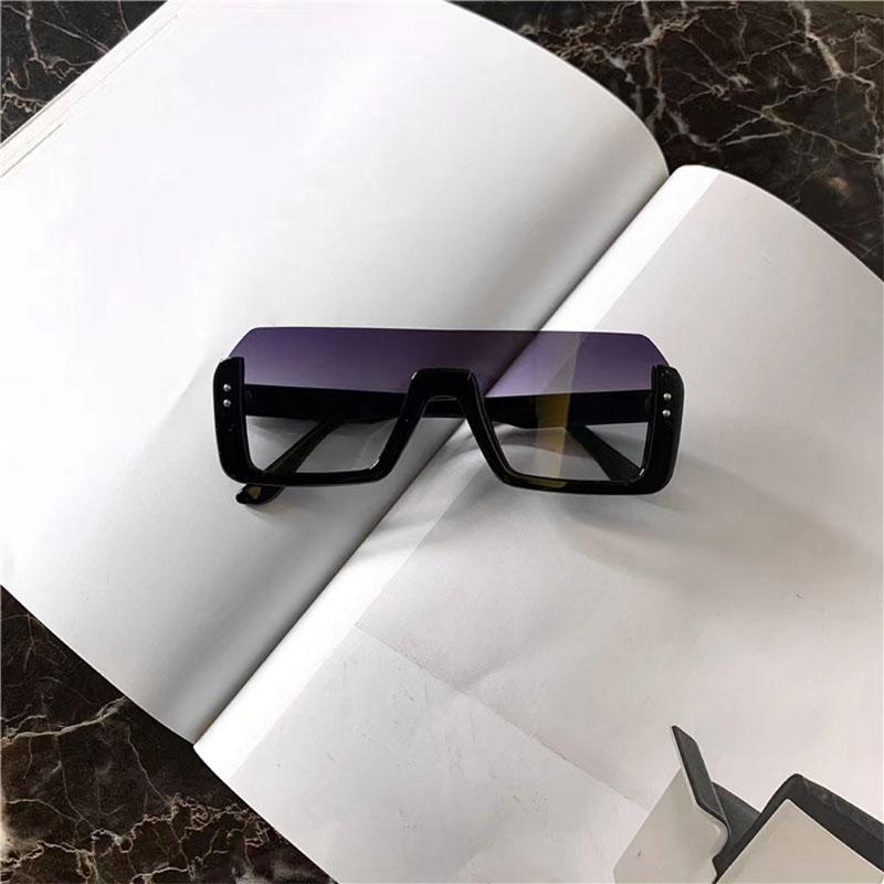 New Half Frame Square Sunglasses Women'S Brand Designer Fashion Sun Glasses Women'S Summer Leisure Eyewear Uv400