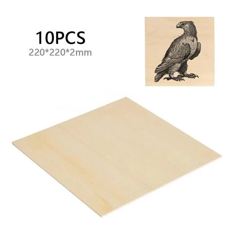 

ACMER 220x220x2 мм Деревянные доски Ремесла Листы липы Толстые листы фанеры